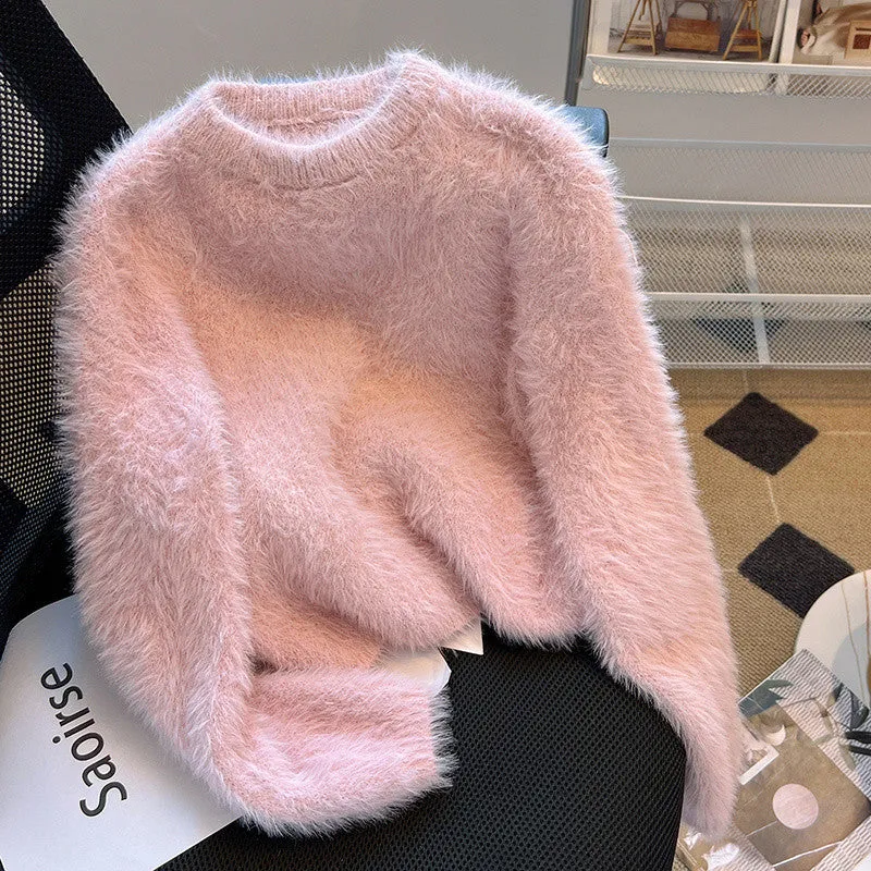 Idle Style Cropped Soft Sweater