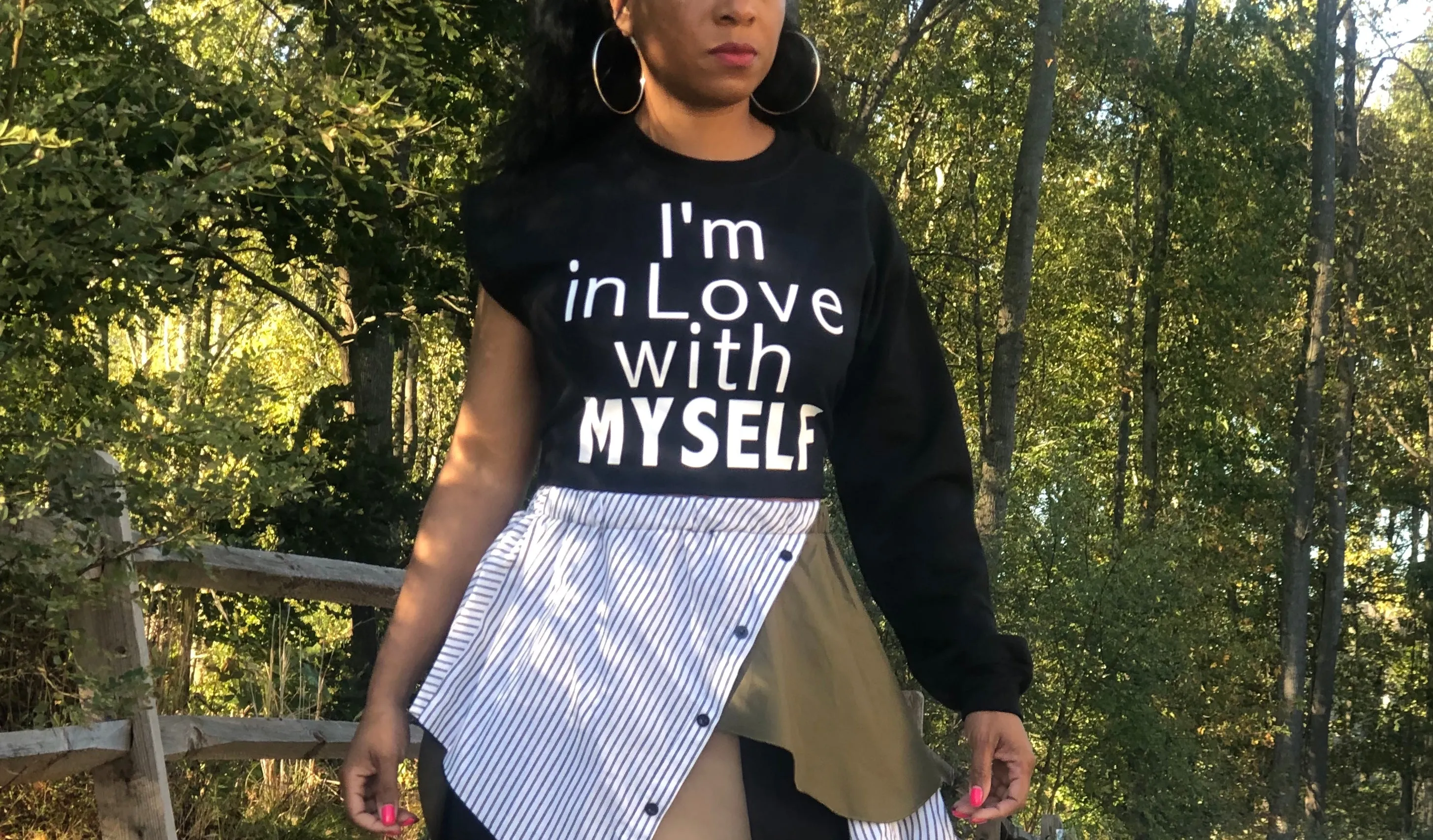 I'm In Love With MYSELF One Armed Crewneck