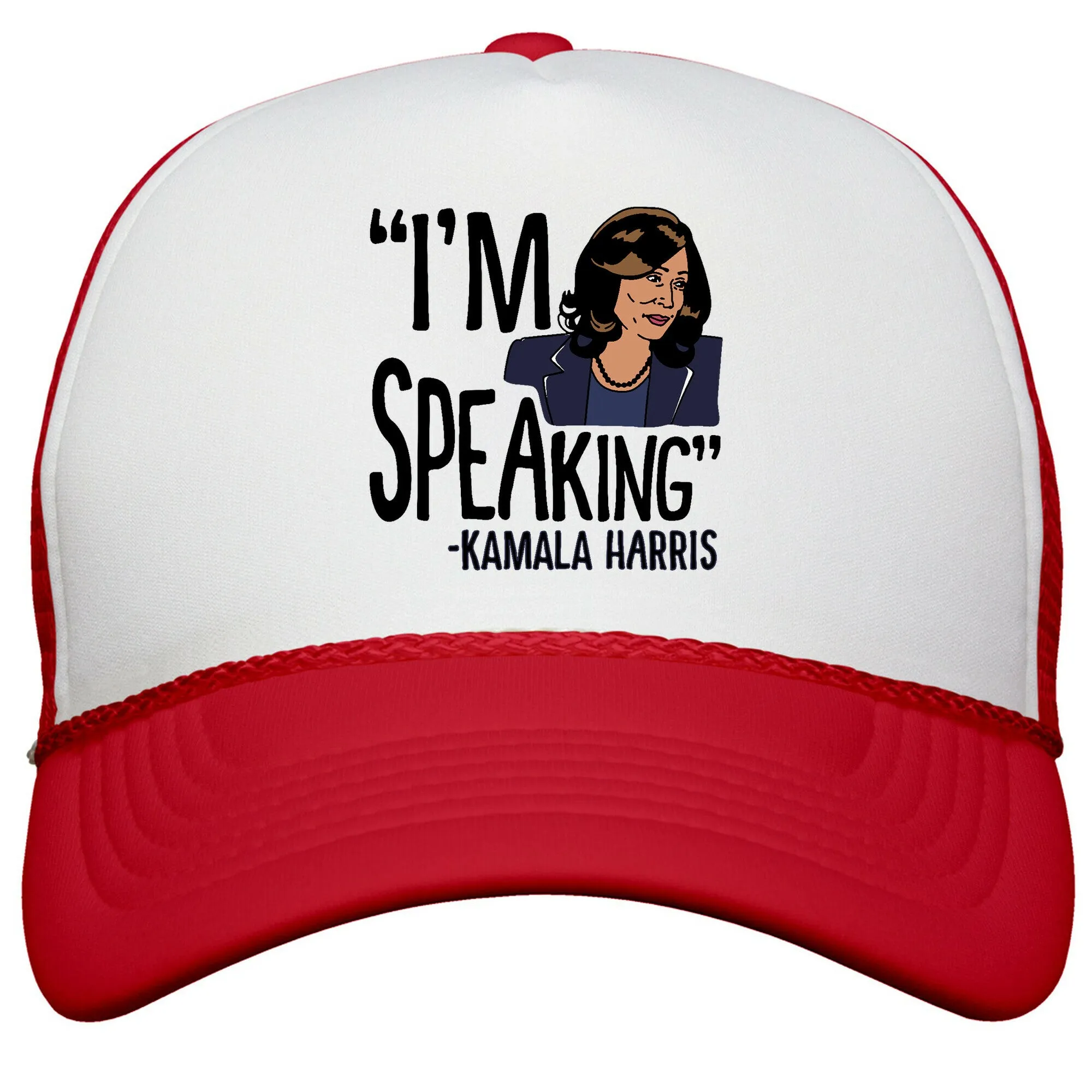 Im Speaking Kamala Harris Snapback Trucker Hat