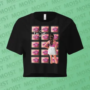 I’m Sue - The Substance Movie Crop Top - Front Print | AS