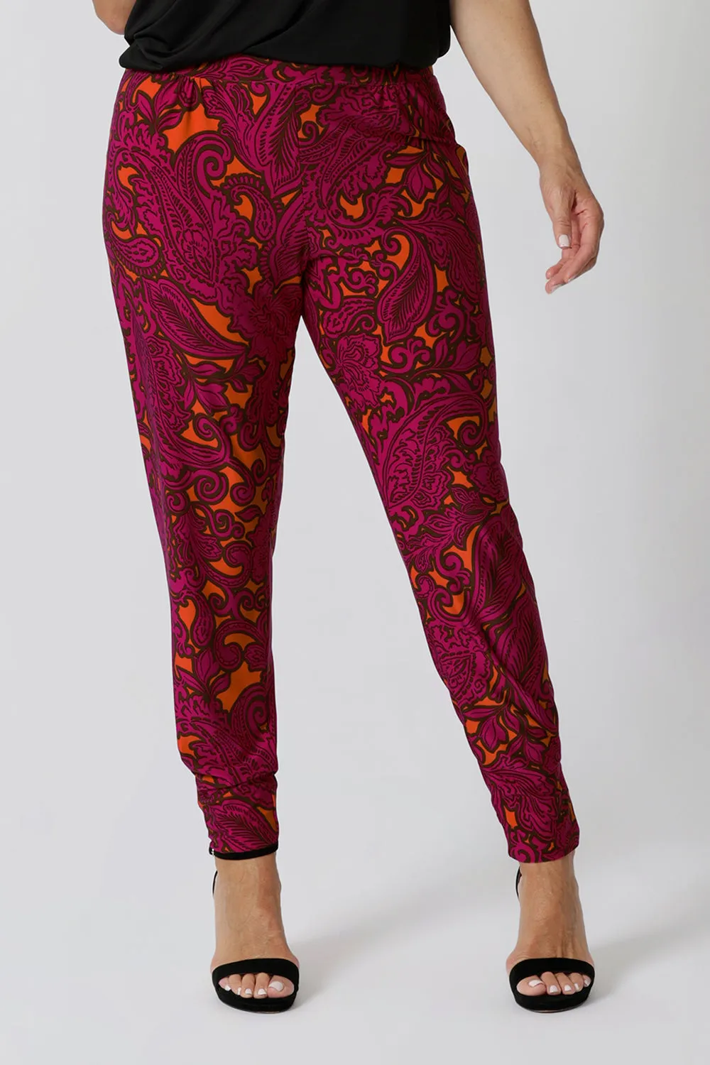 Indi Tall Pant in Bold Paisley