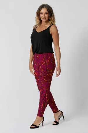 Indi Tall Pant in Bold Paisley
