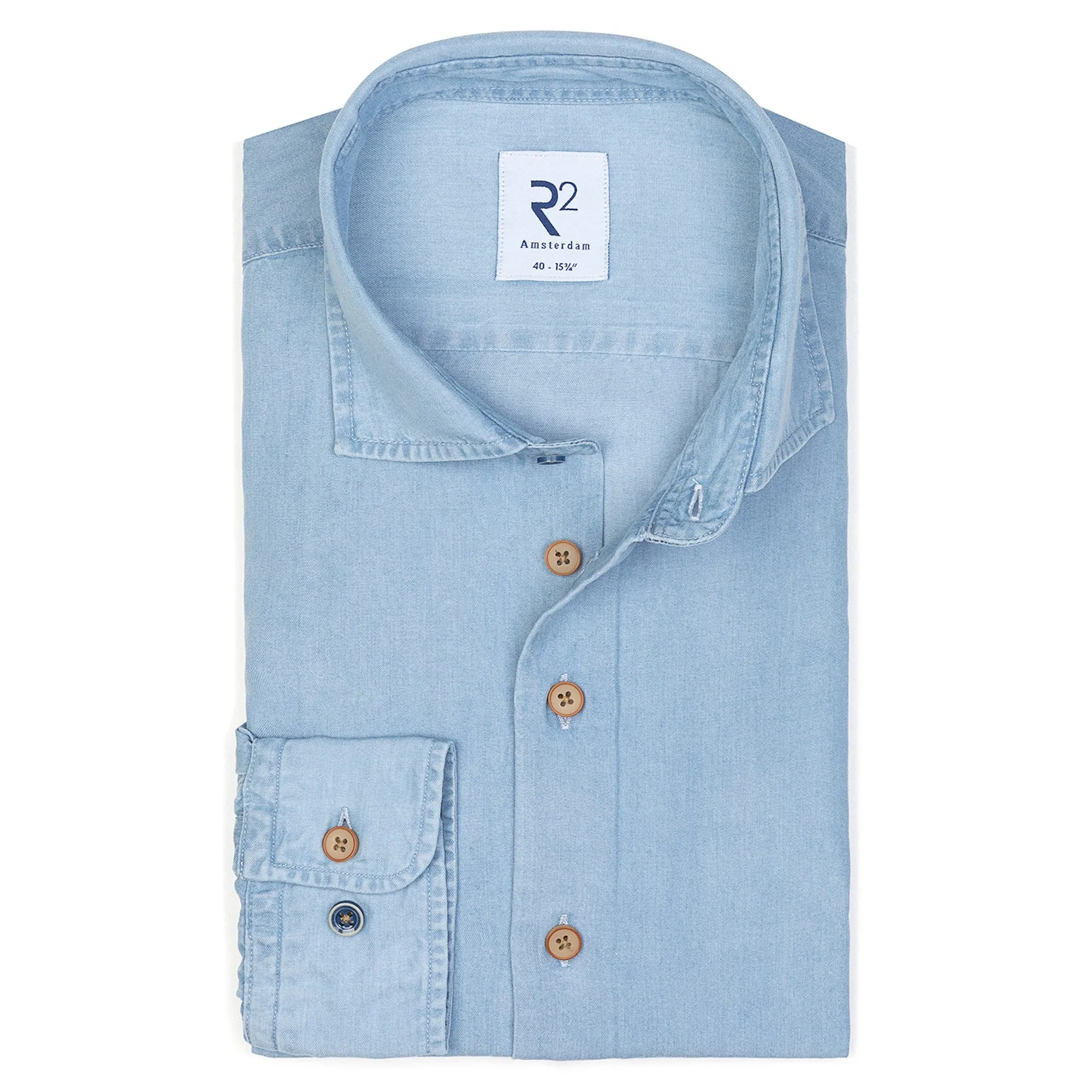Indigo tencel shirt