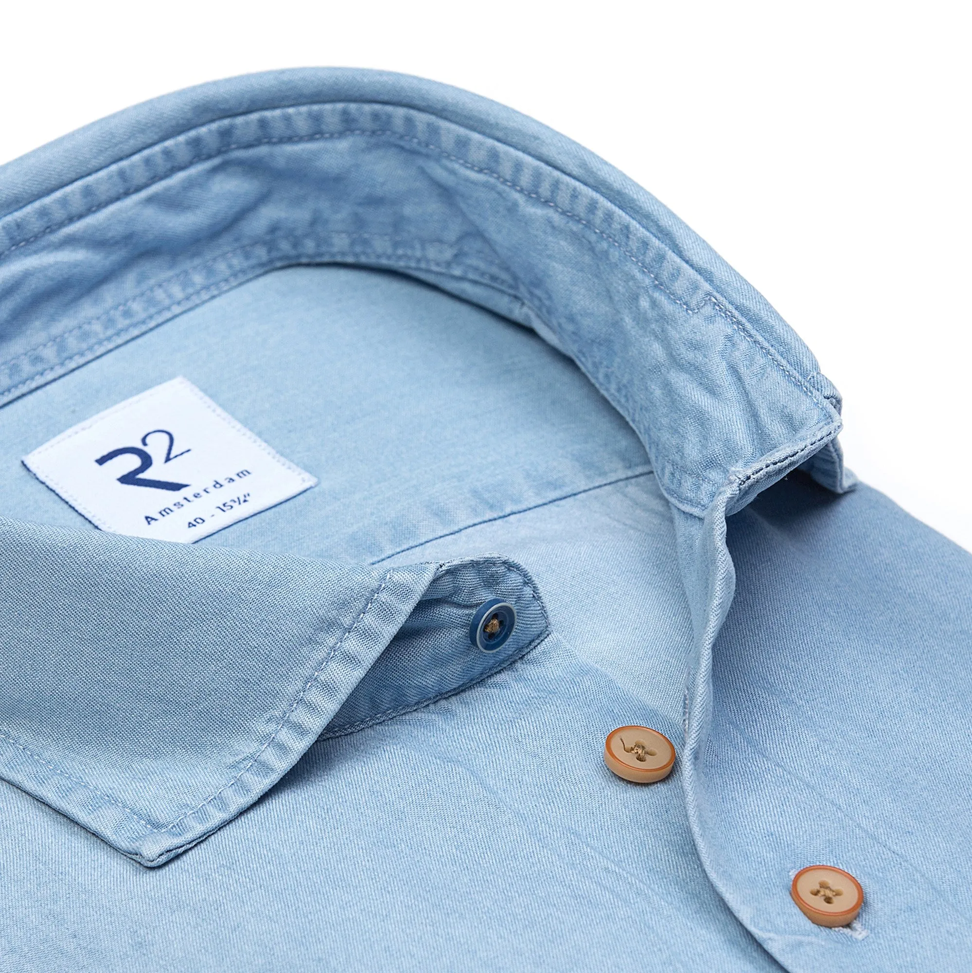 Indigo tencel shirt