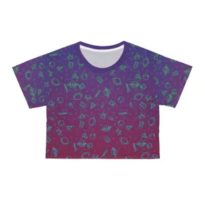 Insert Coin (Twilight) Crop Tee