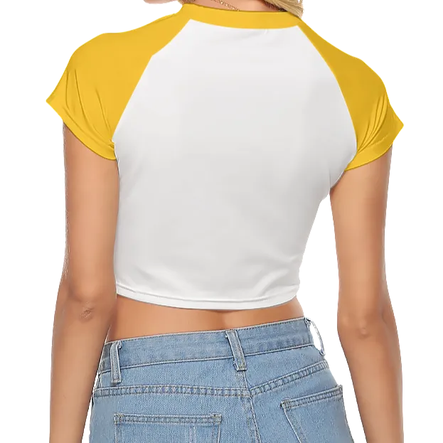 Iowa Hawkeyes Cropped Tee