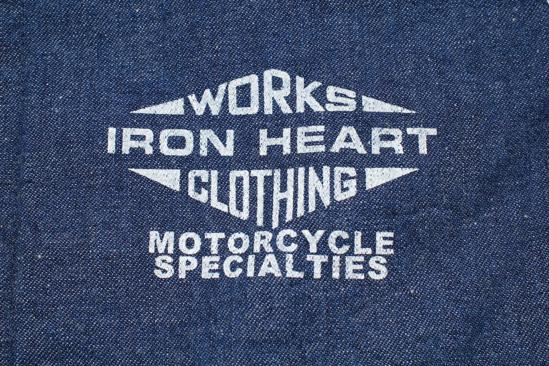 Iron Heart 10oz Indigo Dyed Nep Denim Windbreaker