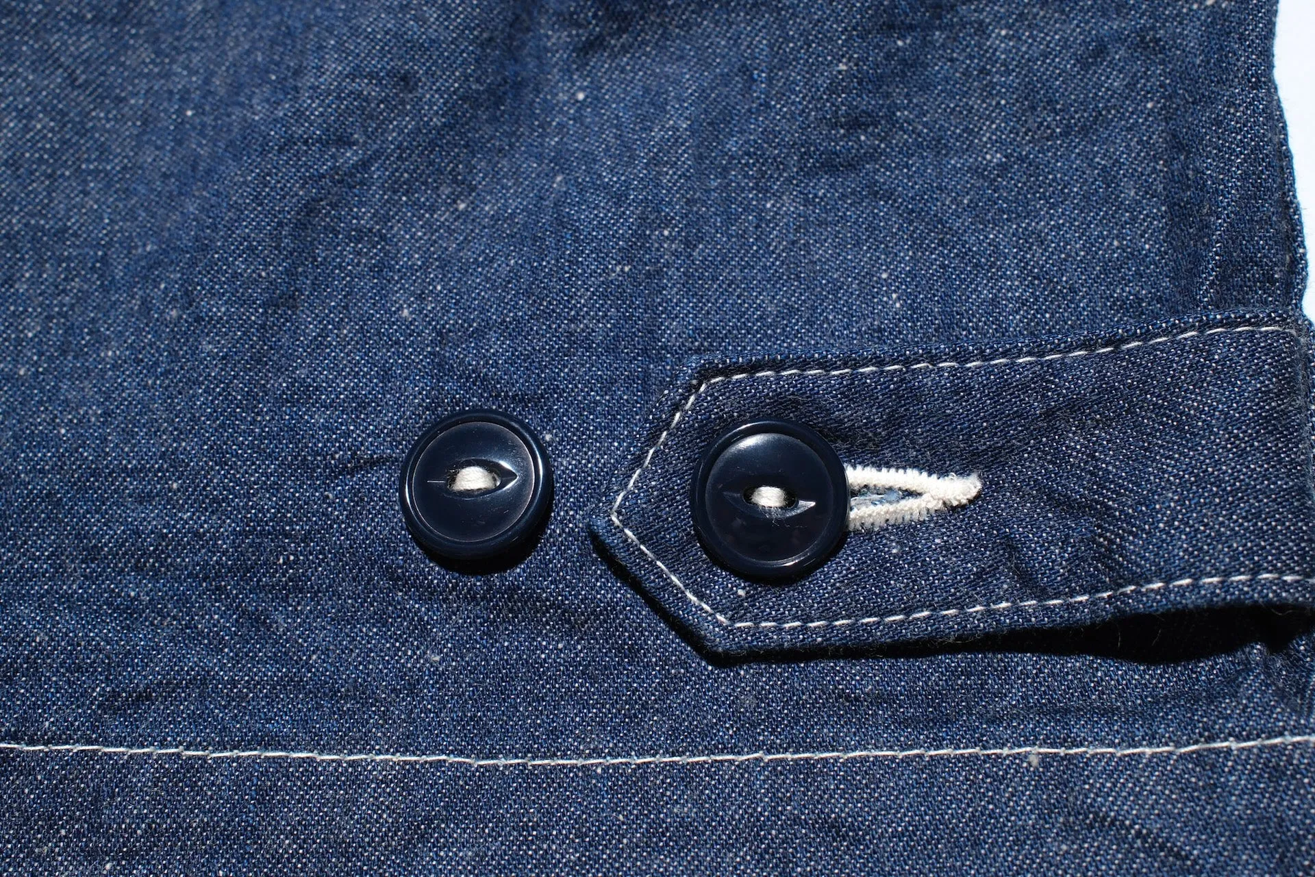 Iron Heart 10oz Indigo Dyed Nep Denim Windbreaker
