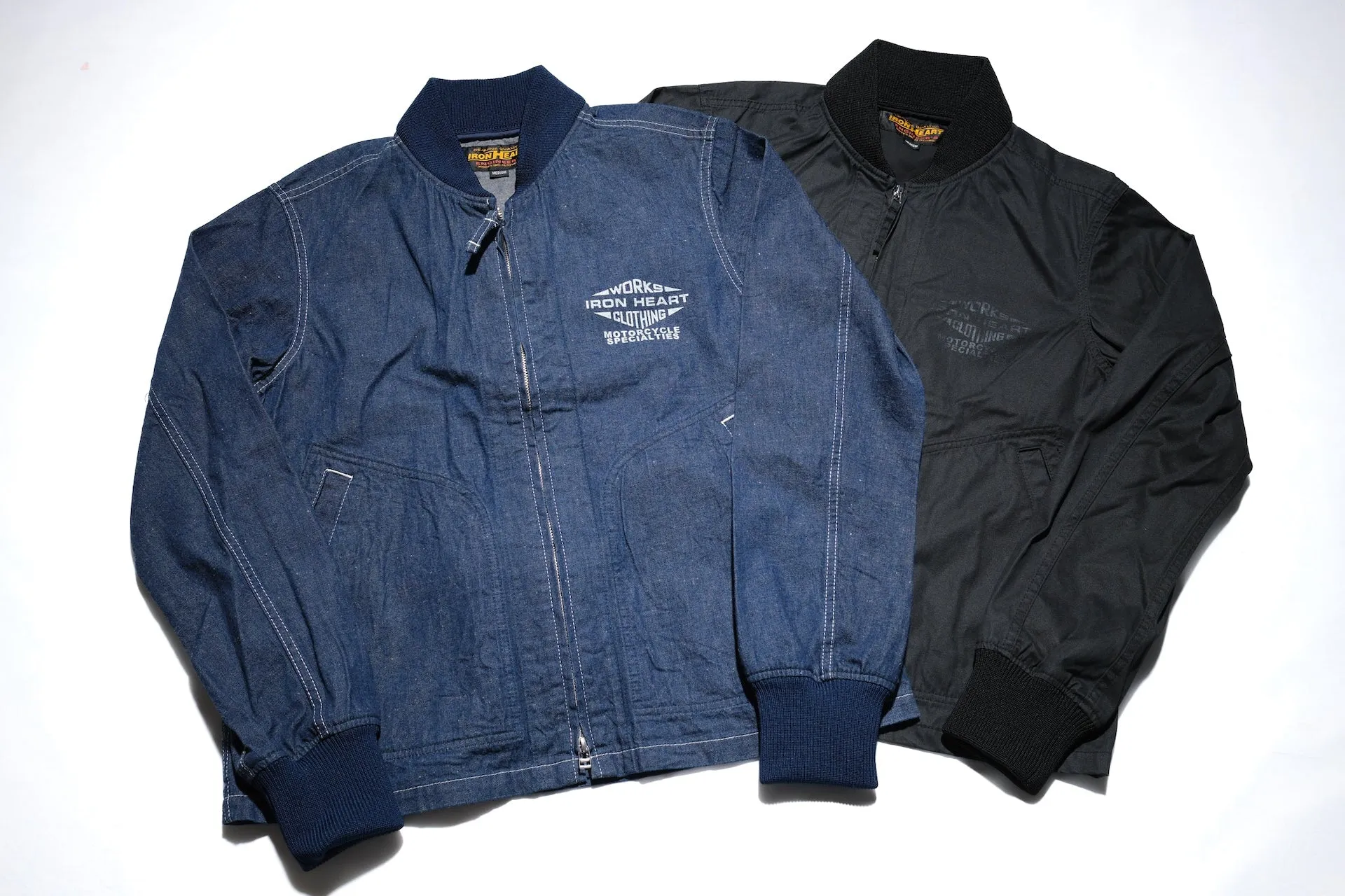 Iron Heart 10oz Indigo Dyed Nep Denim Windbreaker