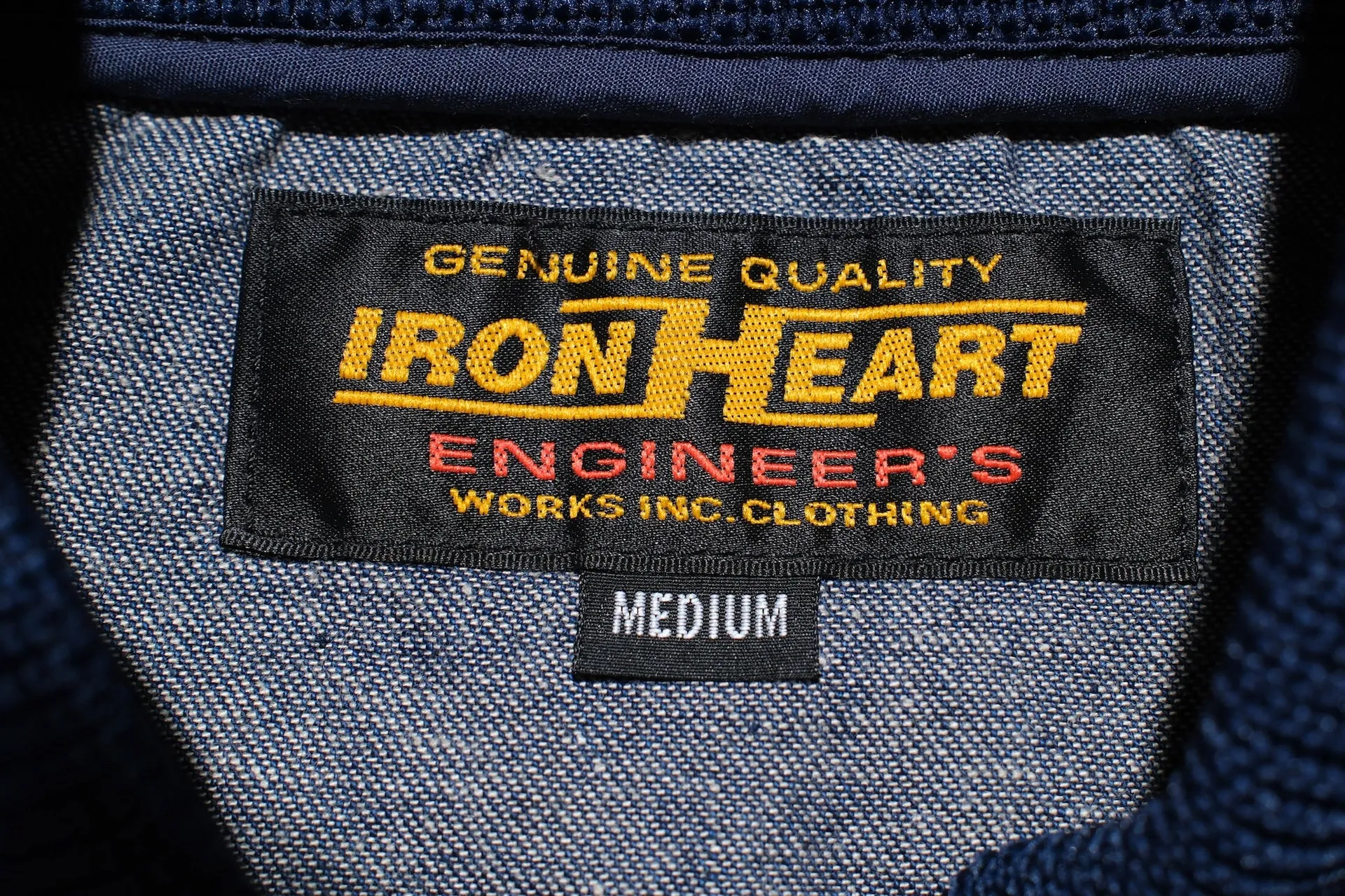 Iron Heart 10oz Indigo Dyed Nep Denim Windbreaker