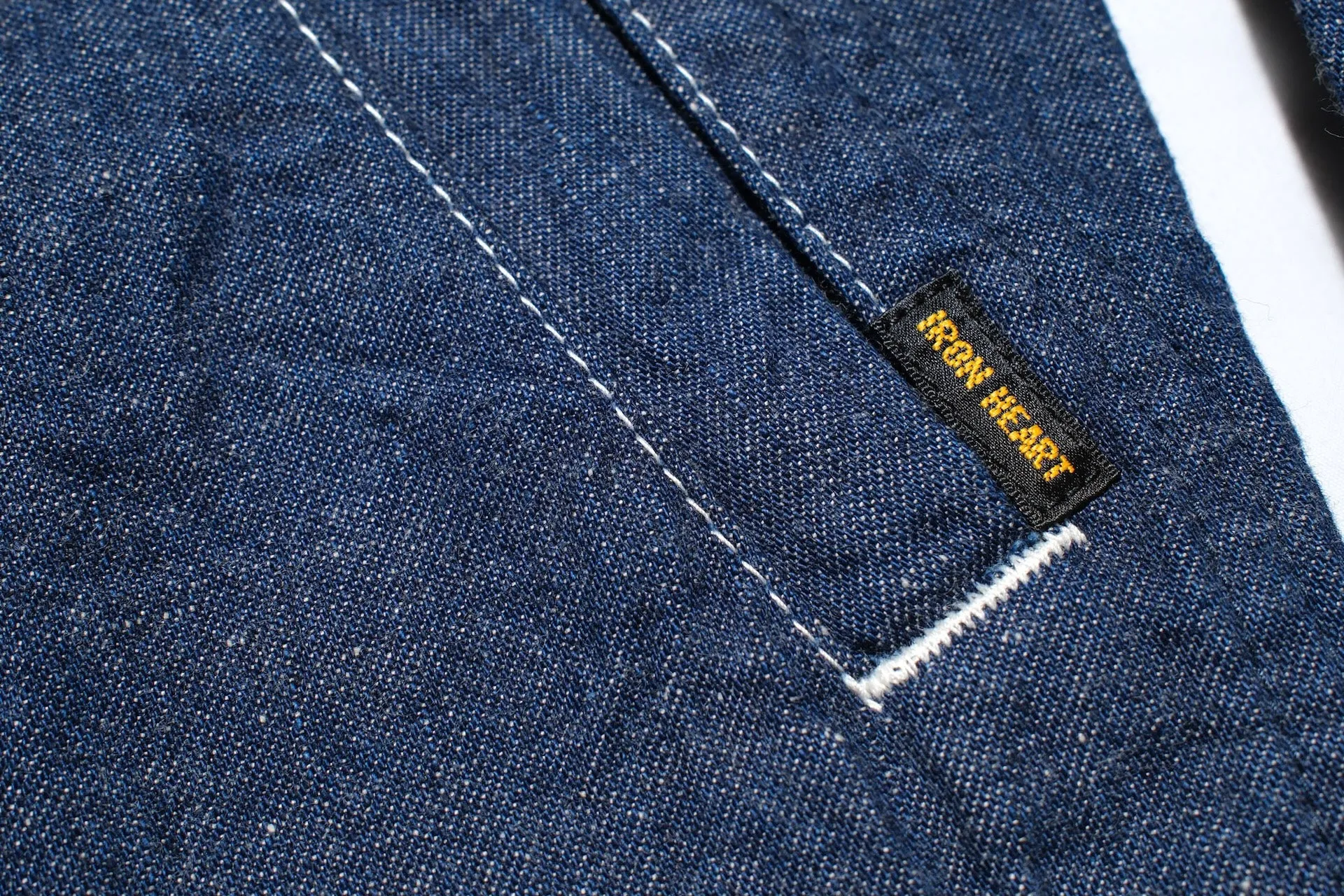 Iron Heart 10oz Indigo Dyed Nep Denim Windbreaker