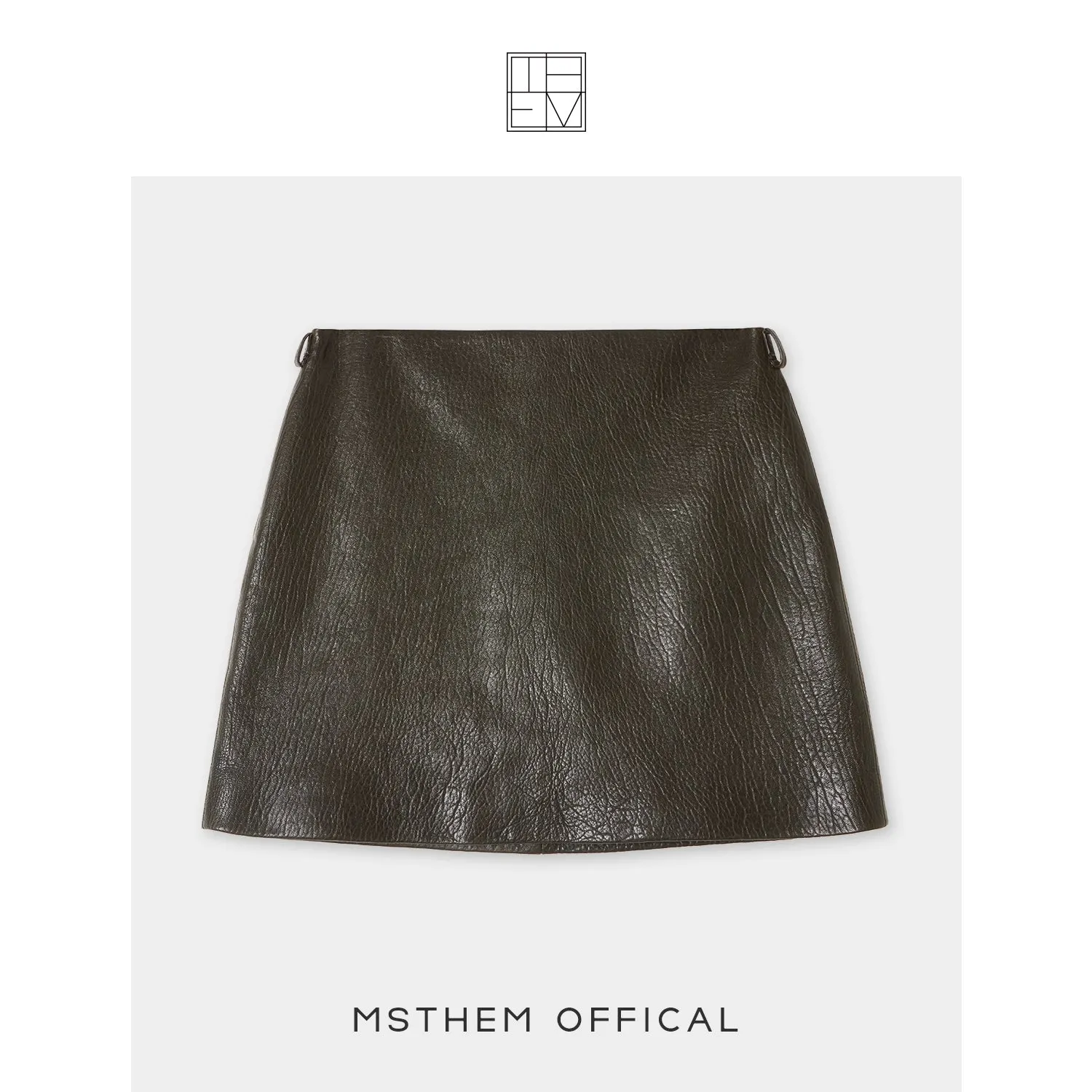 Italian Leather Skirt