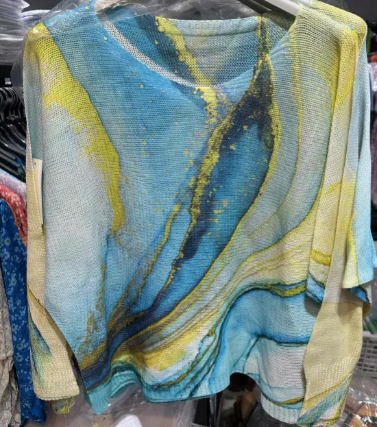 Italian Tie-dye Printed Sweater
