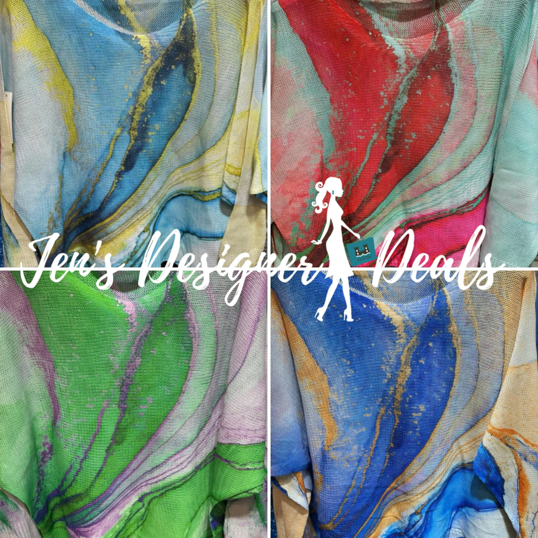 Italian Tie-dye Printed Sweater