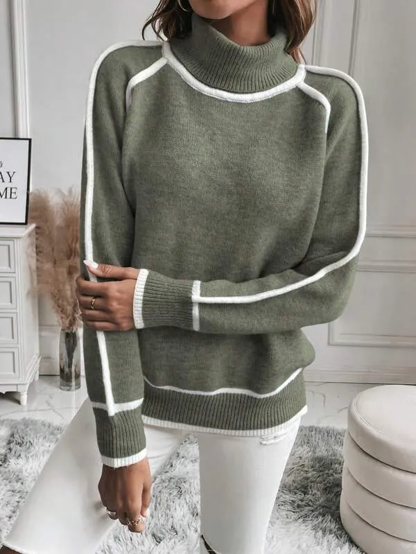 Ivanie - Chic Turtleneck Pullover