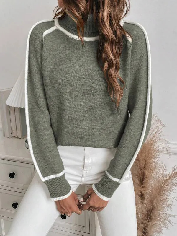 Ivanie - Chic Turtleneck Pullover