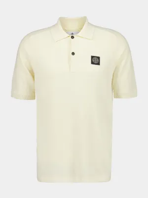 Ivory Organic Cotton Polo Shirt
