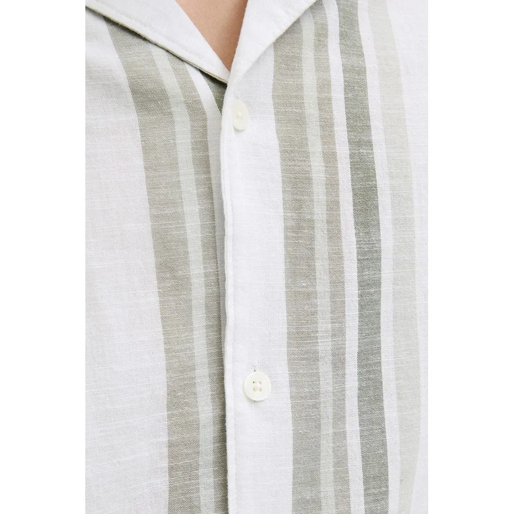 Jack & Jones Premium revere collar linen shirt