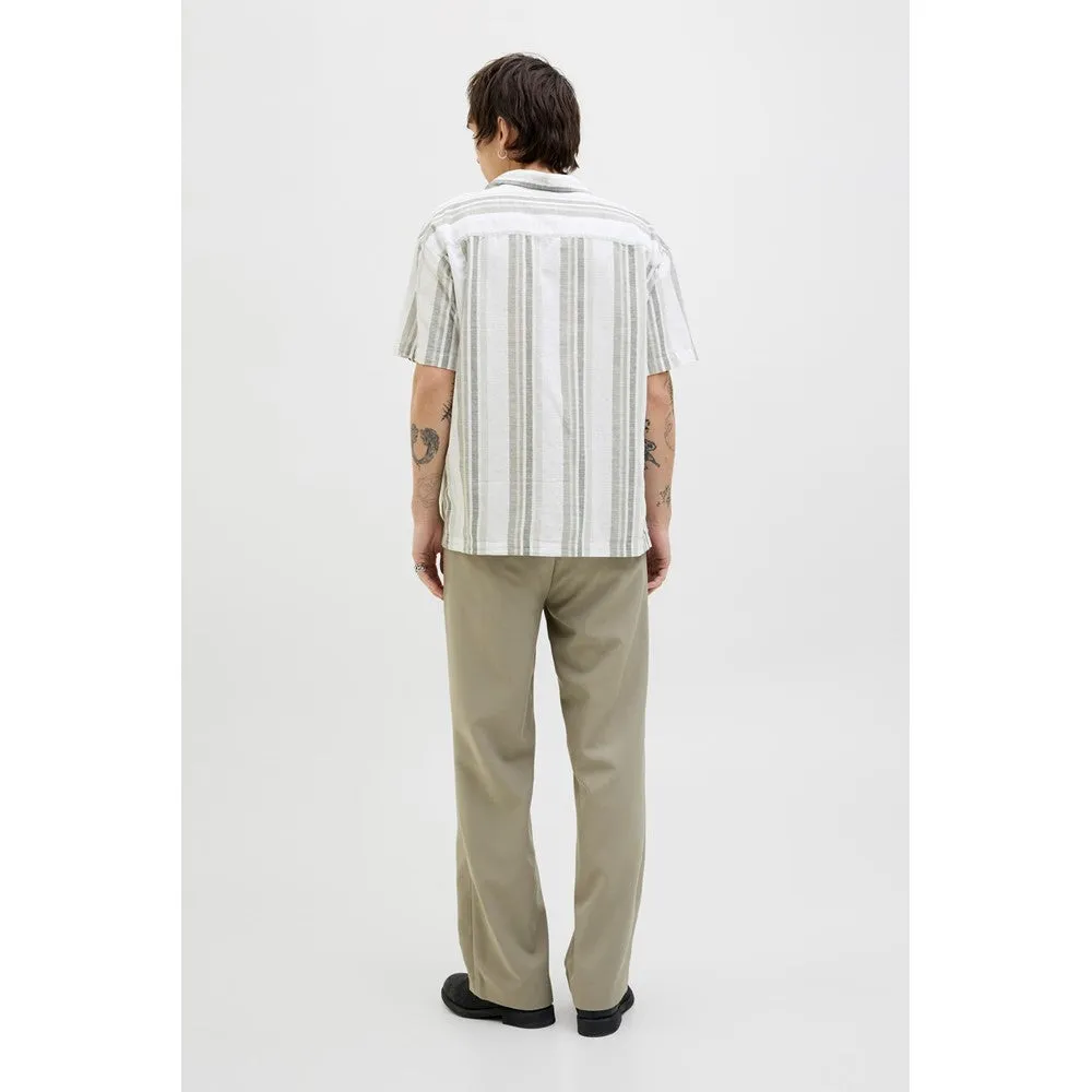 Jack & Jones Premium revere collar linen shirt