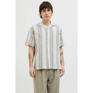 Jack & Jones Premium revere collar linen shirt