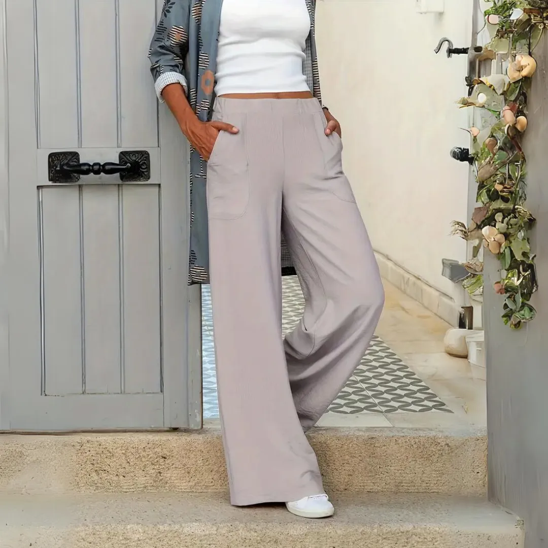 Jantina - Women's high-waisted casual pants
