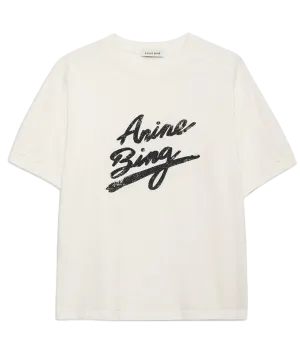 Jaylin Signature Tee in Ivory