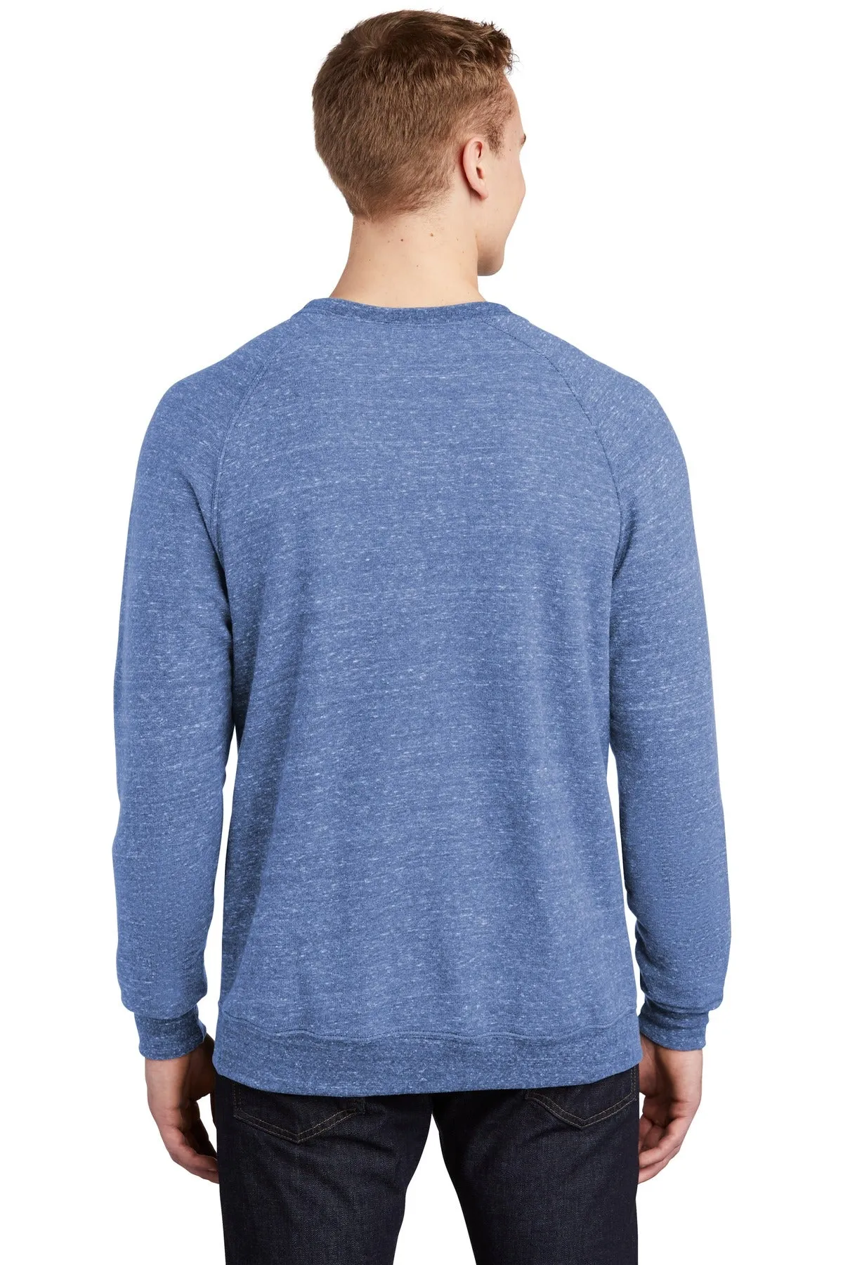 Jerzees  Snow Heather French Terry Raglan Crew 91M Royal