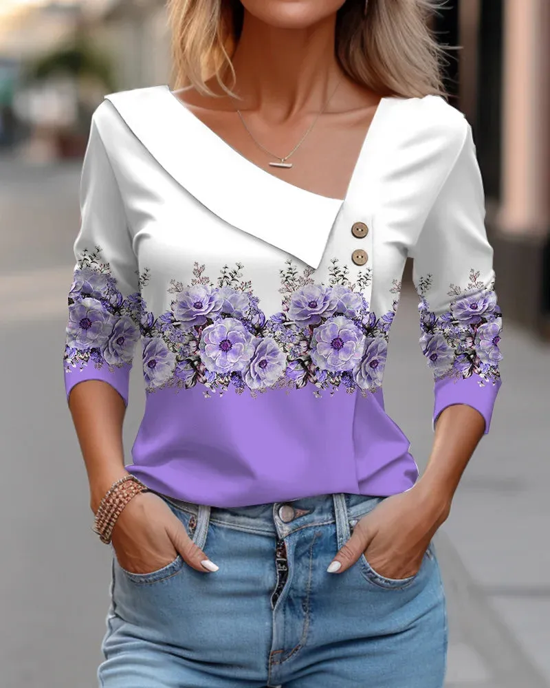 JESS | Flower Print T-shirt.