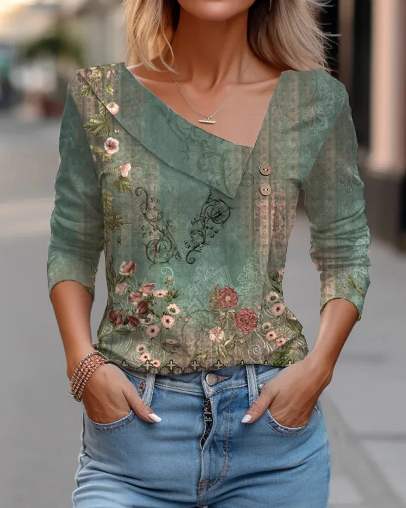 JESS | Flower Print T-shirt.