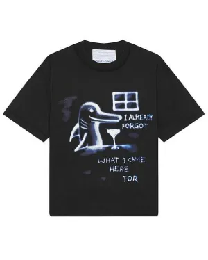 Jungles Jungles Already Forgot Reversible Tee Black