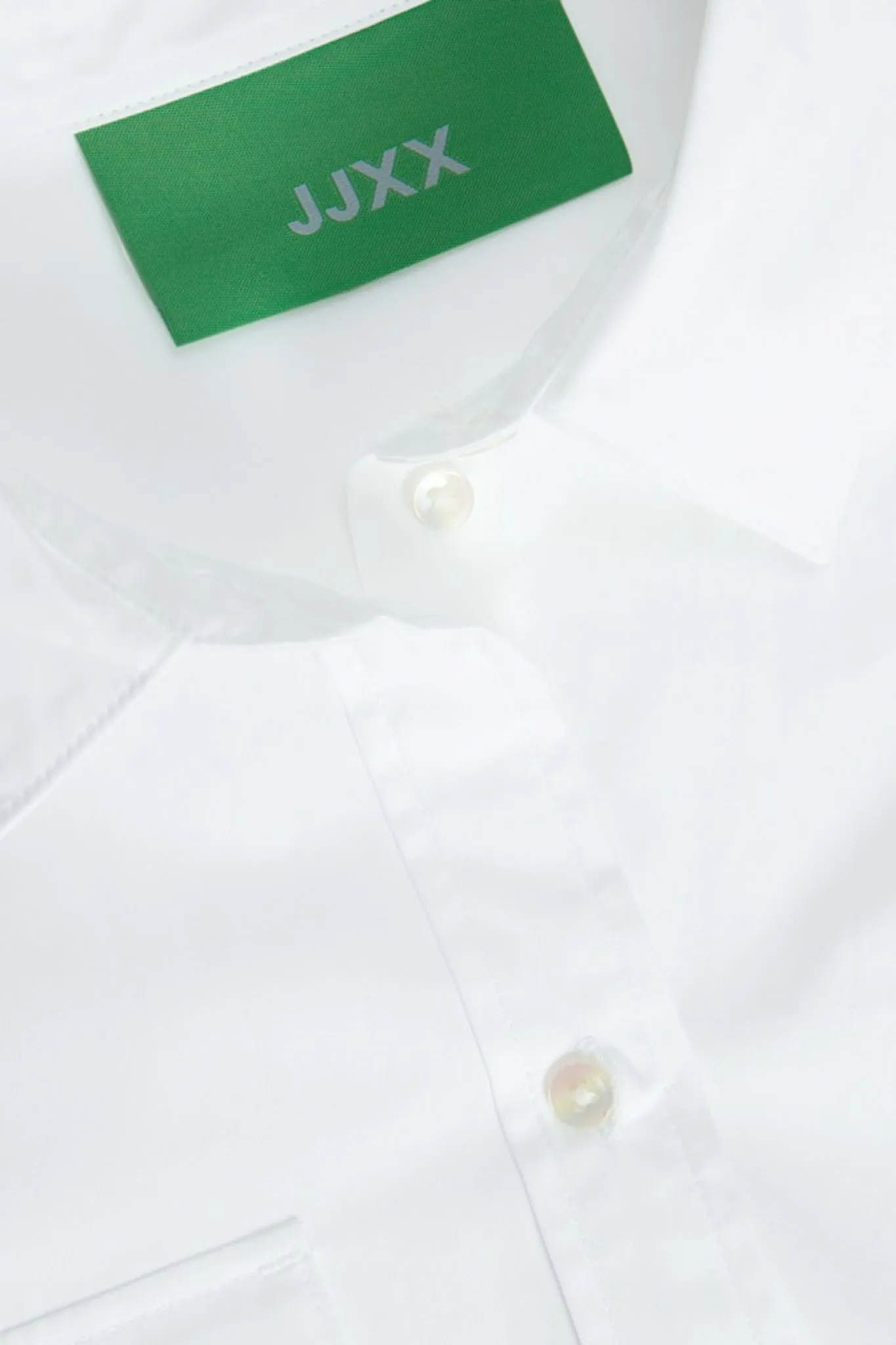 JXSolly Cropped Skjorte - Hvid