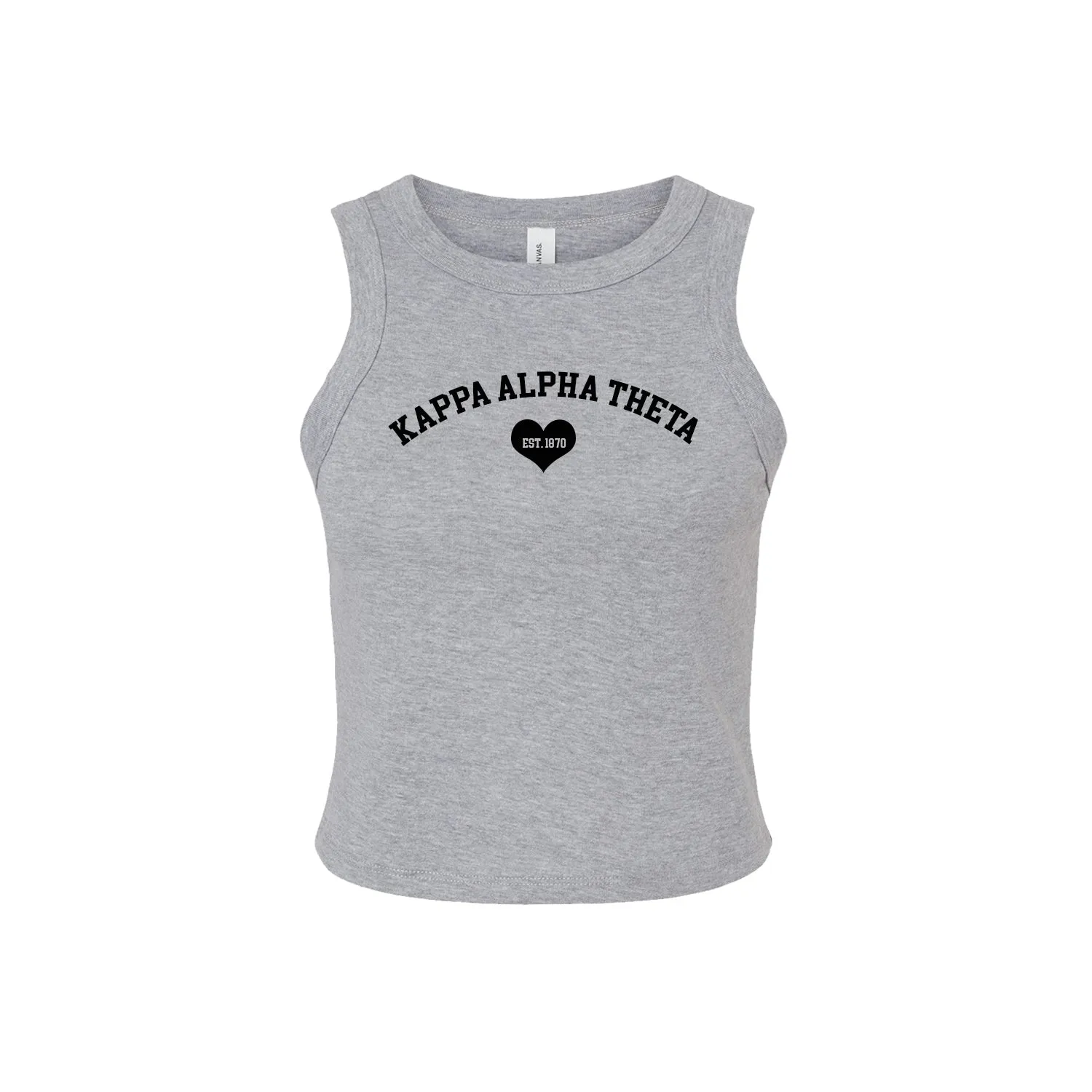 Kappa Alpha Theta Cropped Tank Top