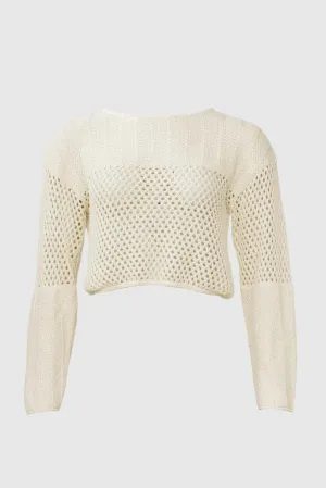 Karelis Crochet Pullover
