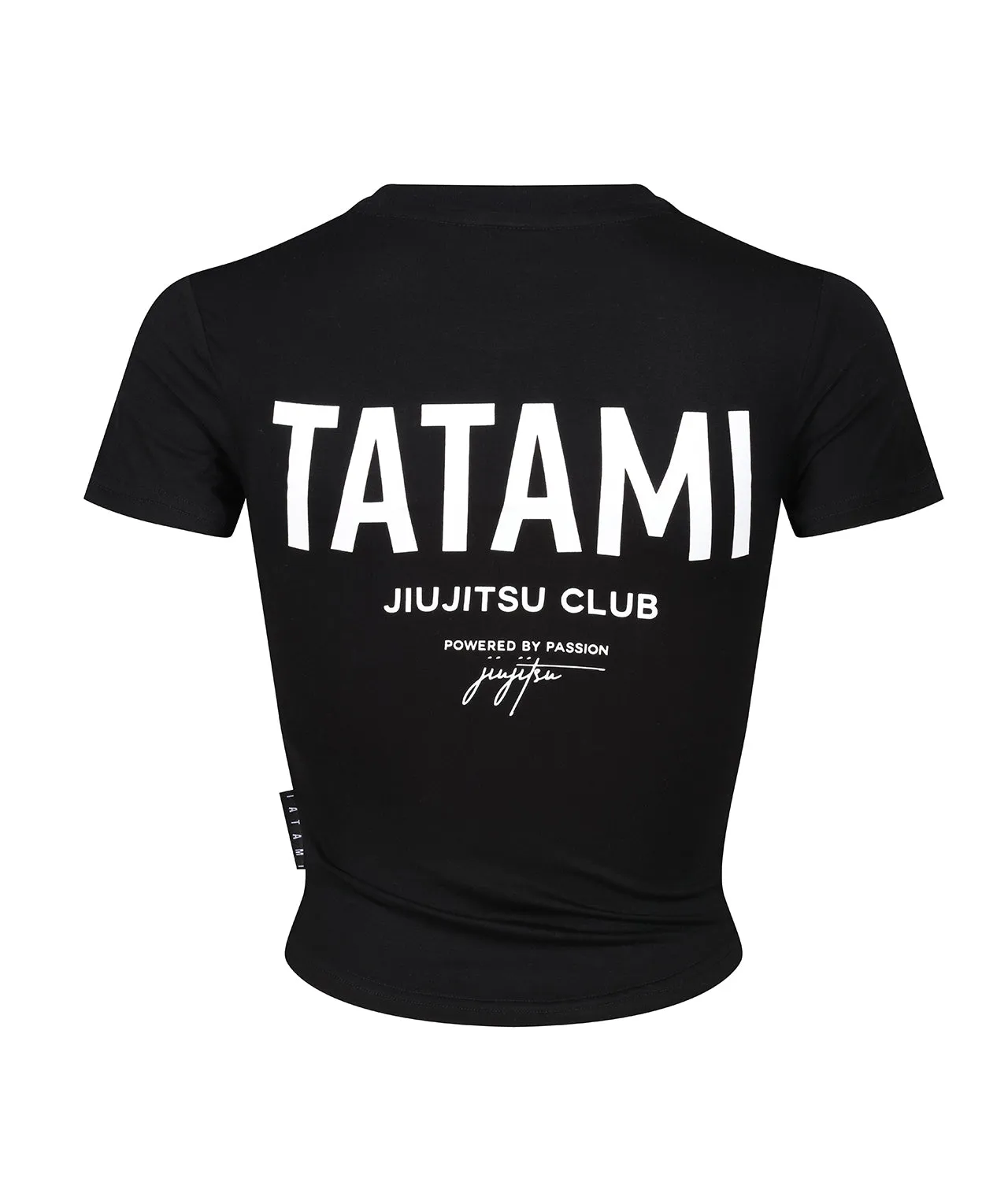Ladies JJ Club Cropped T-Shirt - Black