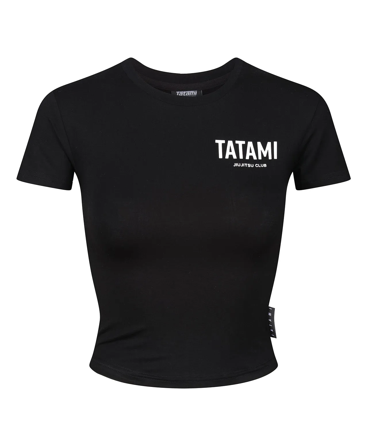 Ladies JJ Club Cropped T-Shirt - Black