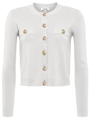 L'Agence Toulouse Cropped Crew Neck Cardigan