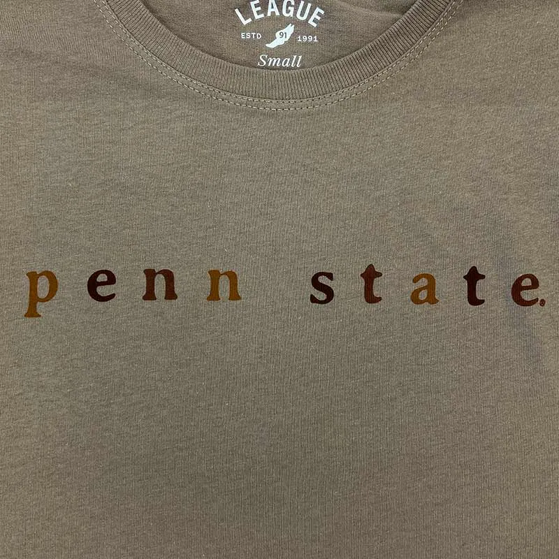 League Ladies Penn State Cropped T-Shirt