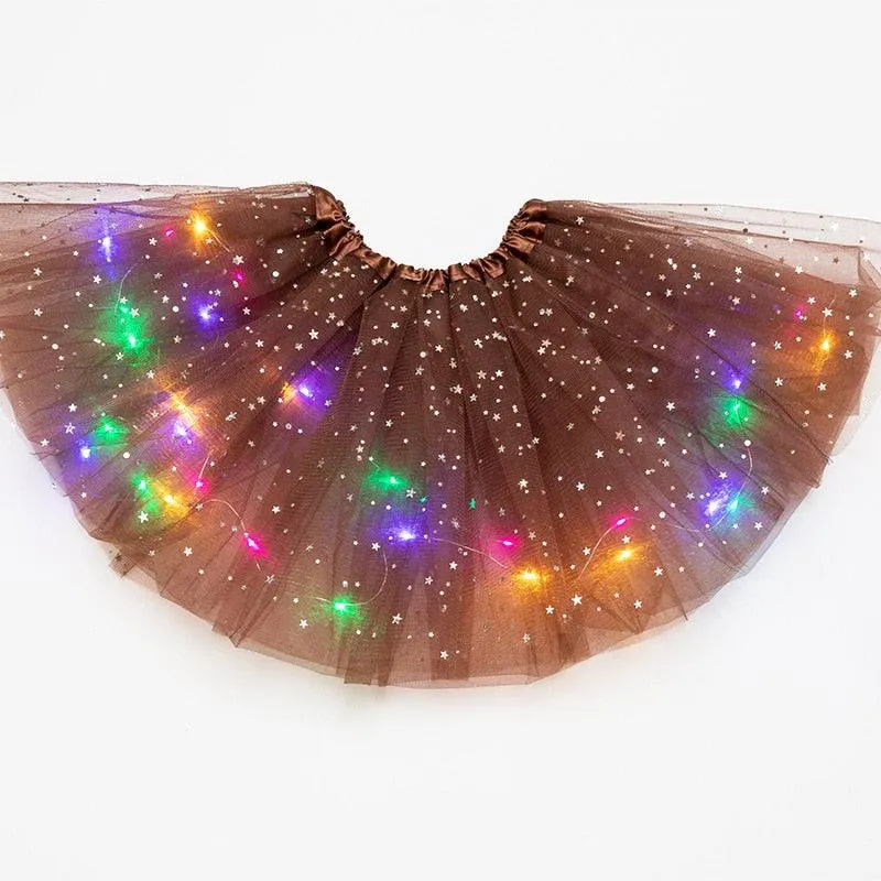 LED Glowing Light Adult Tutu Skirt