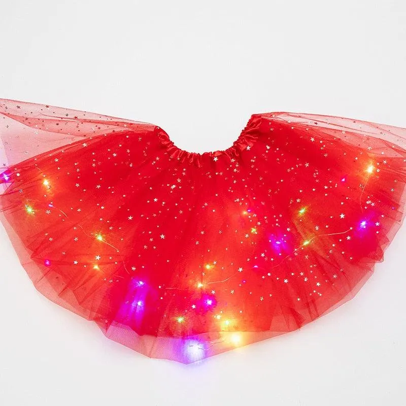LED Glowing Light Adult Tutu Skirt