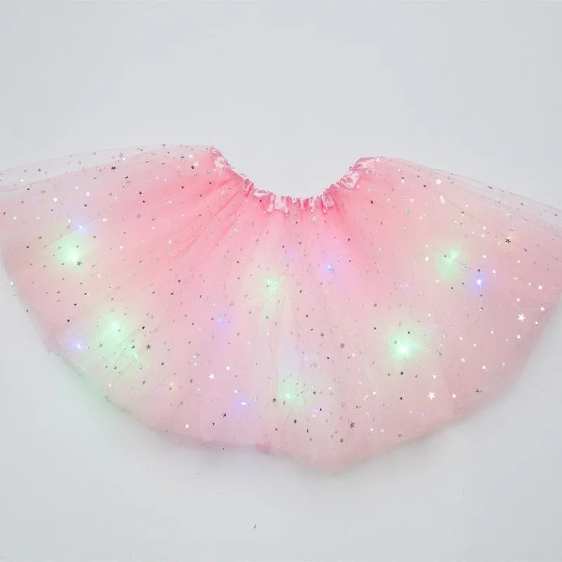 LED Glowing Light Adult Tutu Skirt