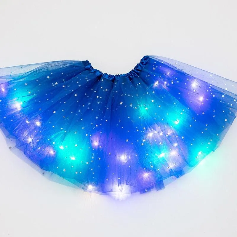 LED Glowing Light Adult Tutu Skirt