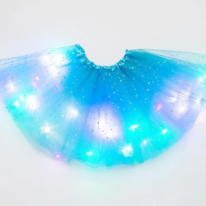 LED Glowing Light Adult Tutu Skirt