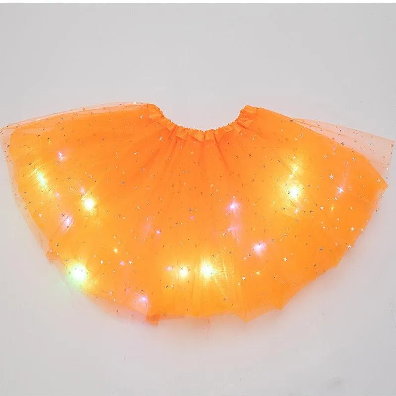 LED Glowing Light Adult Tutu Skirt