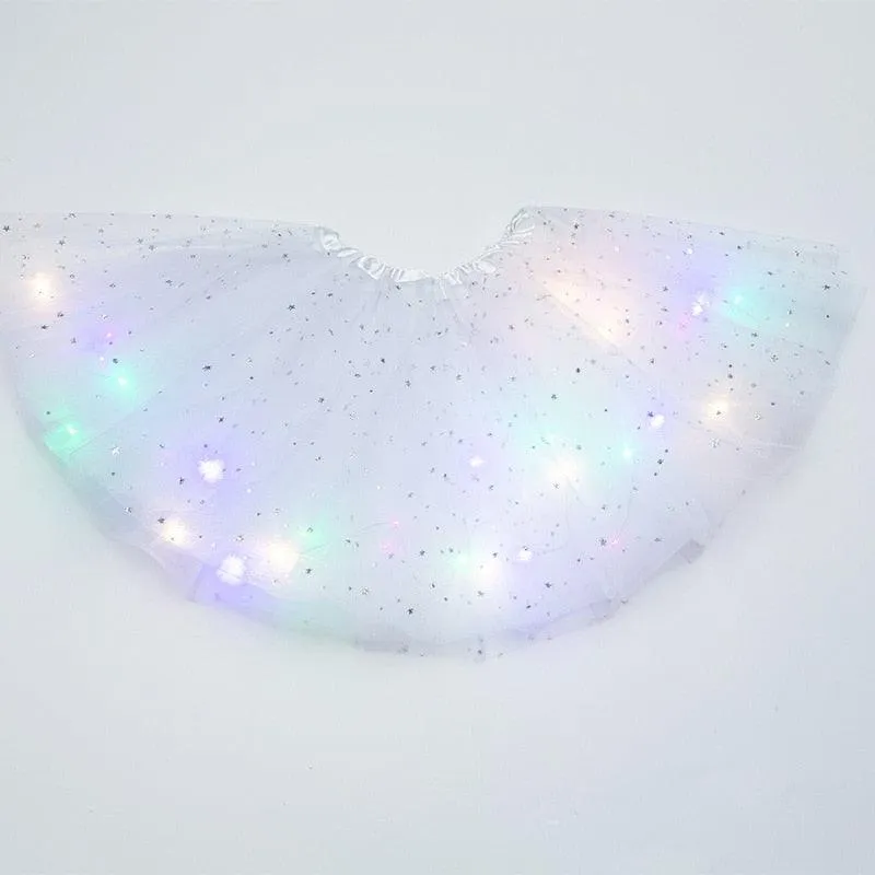 LED Glowing Light Adult Tutu Skirt