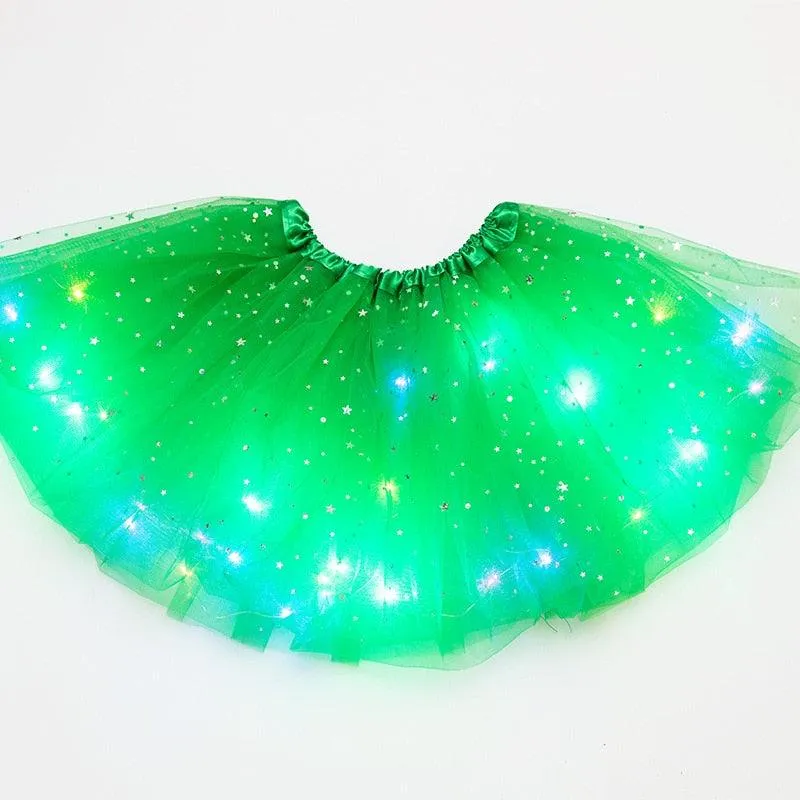 LED Glowing Light Adult Tutu Skirt