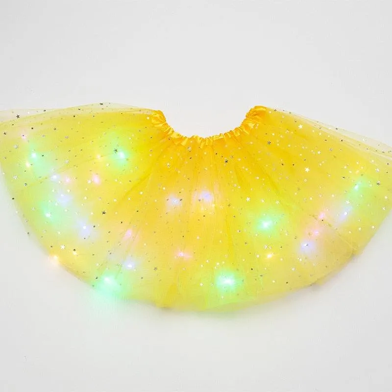 LED Glowing Light Adult Tutu Skirt