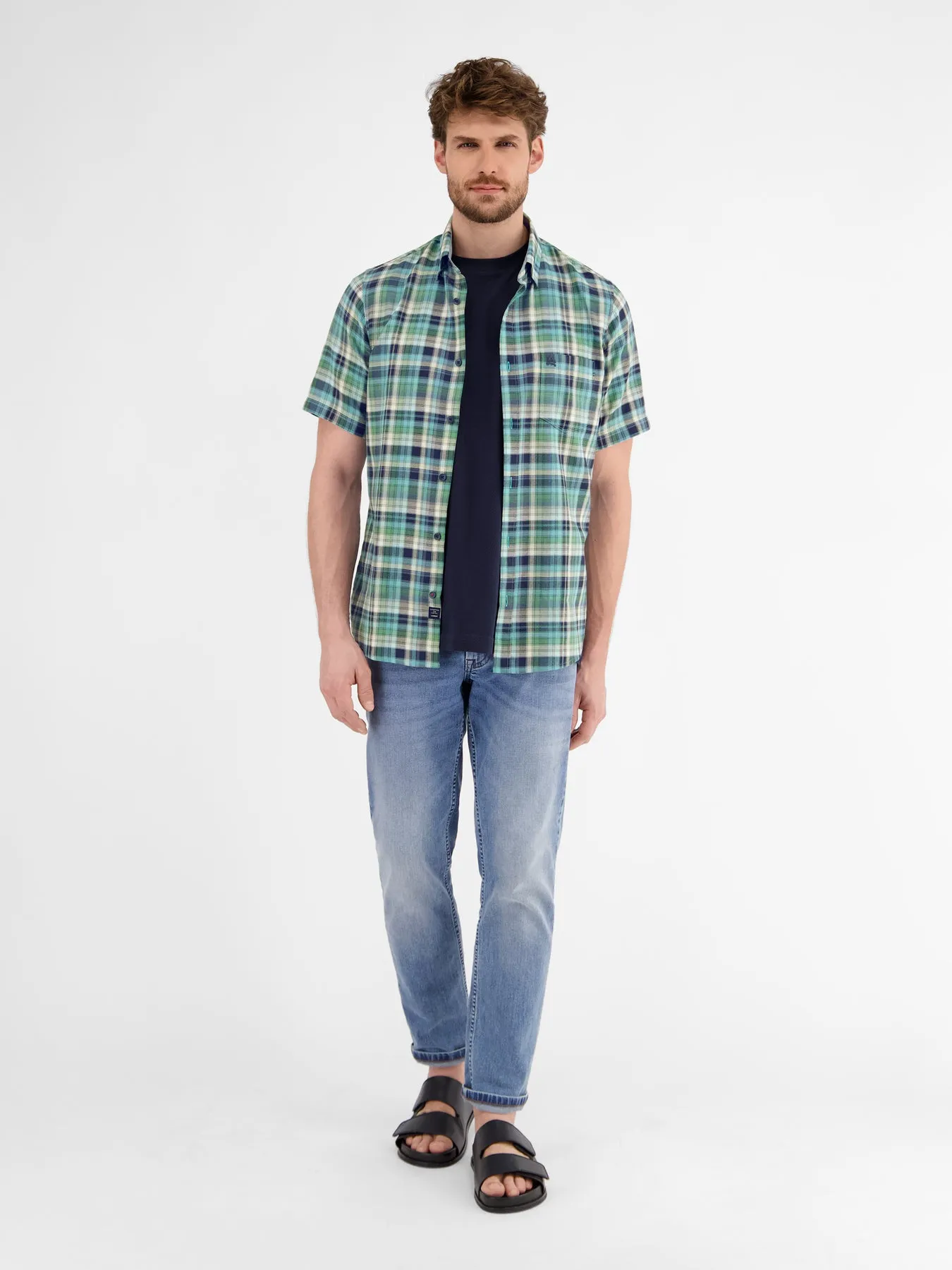 Lerros Checked short-sleeved shirt 2532401