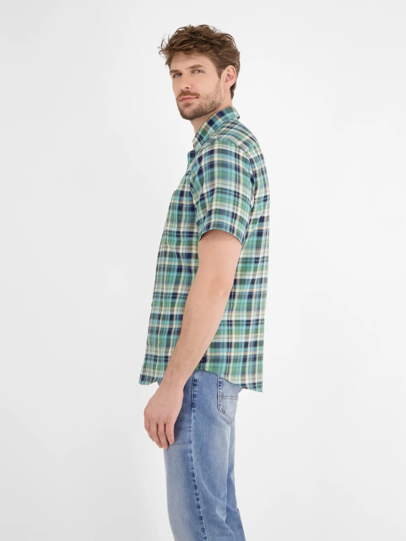Lerros Checked short-sleeved shirt 2532401