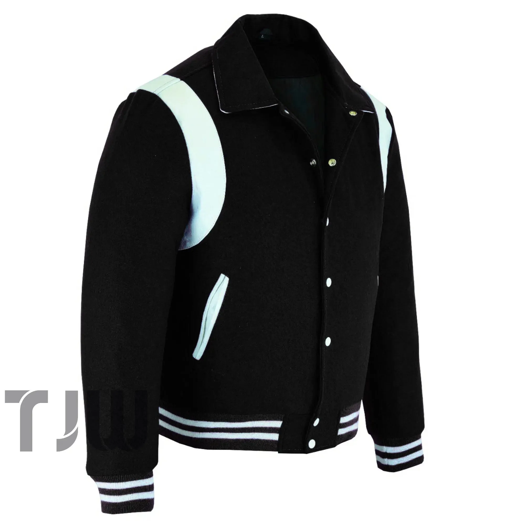 Letterman - Black White S/Strip