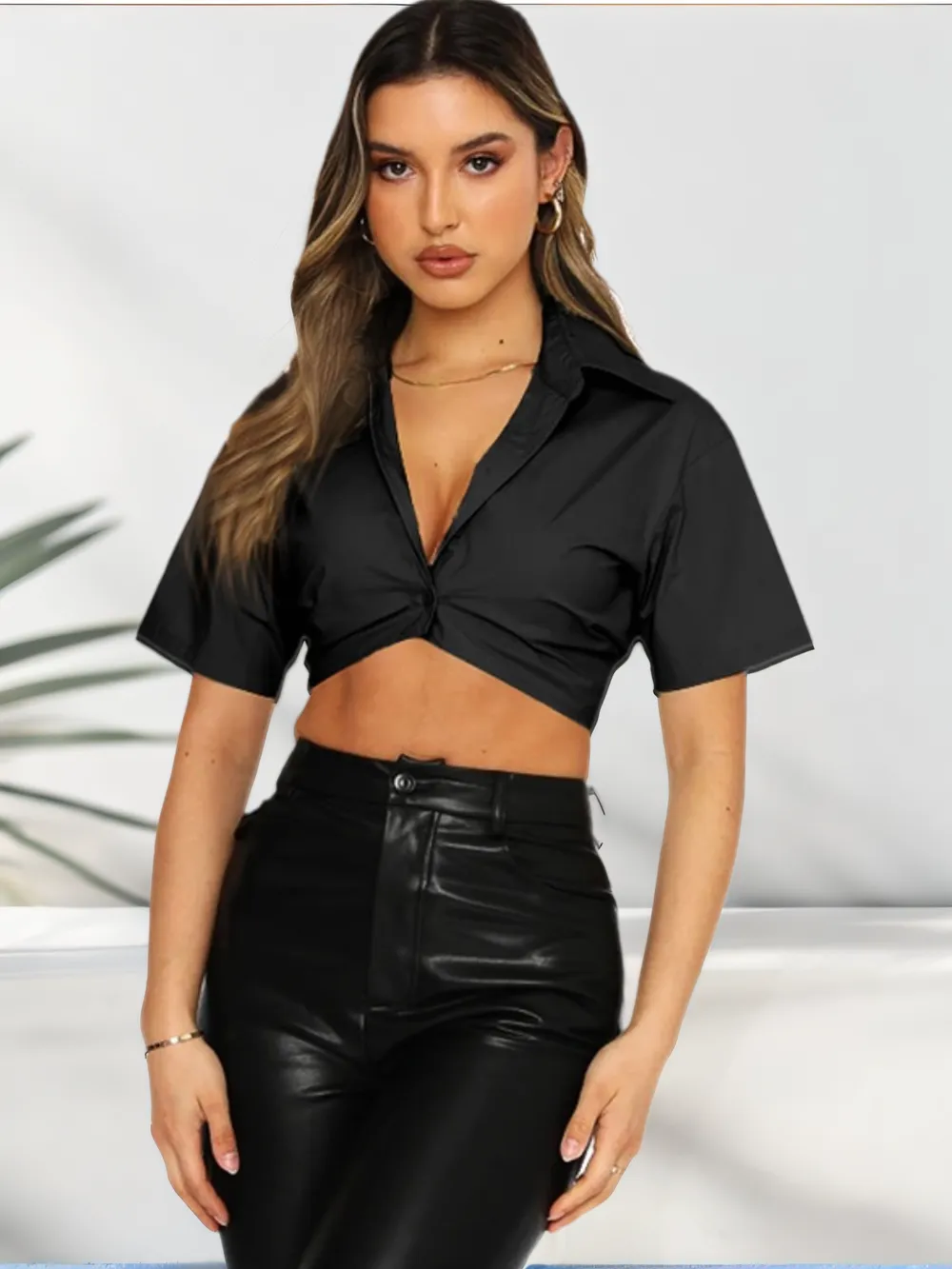 Lexa Radiant Luxe Lapel Top
